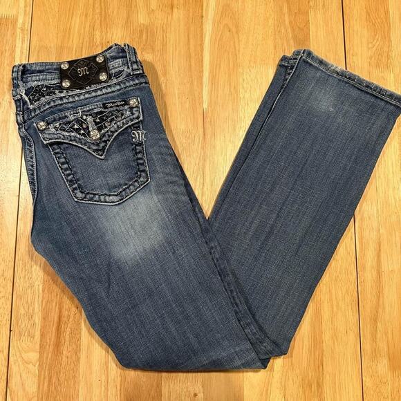 Miss Me Buckle Bootcut Jeans - Picture 1 of 5